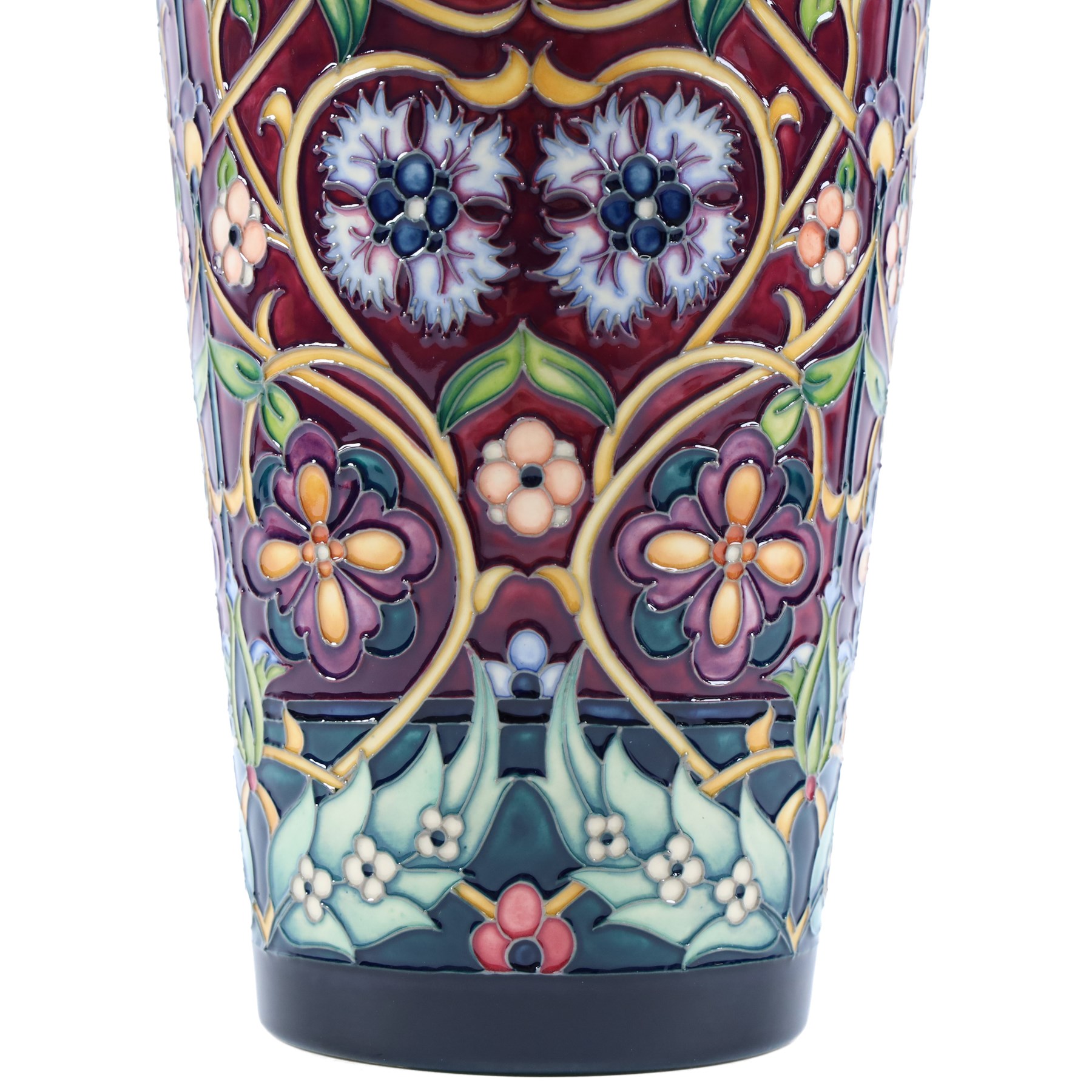 Moorcroft Tree of Life pattern vase, by Rachel Bishop, with impressed and painted marks beneath, H42cm 