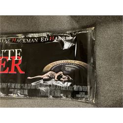 Ten large vinyl film posters, to include The Aristocats, Absolute Power, First Knight, etc 