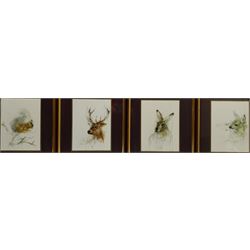 After Chad Stose (Contemporary): Animal Studies, set four colour prints 25cm x 18cm (4)