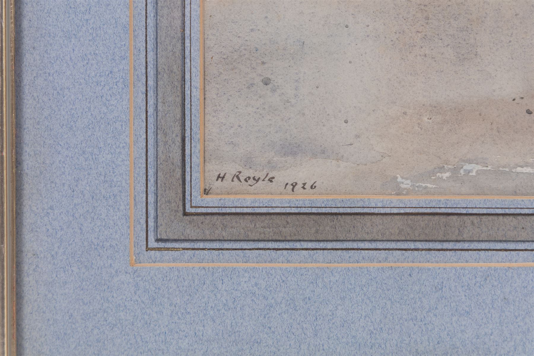 Herbert F Royle (British 1870-1958): Scottish Loch, watercolour signed and dated 1926, 32cm x 42cm 