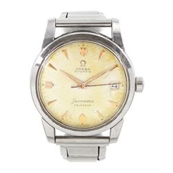 Omega Seamaster Calendar gentleman's stainless steel automatic wristwatch, on expanding stainless steel strap