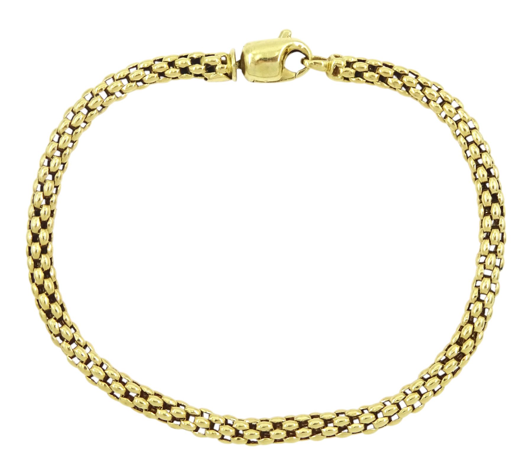 FOPE Solo 18ct gold bracelet, stamped 750