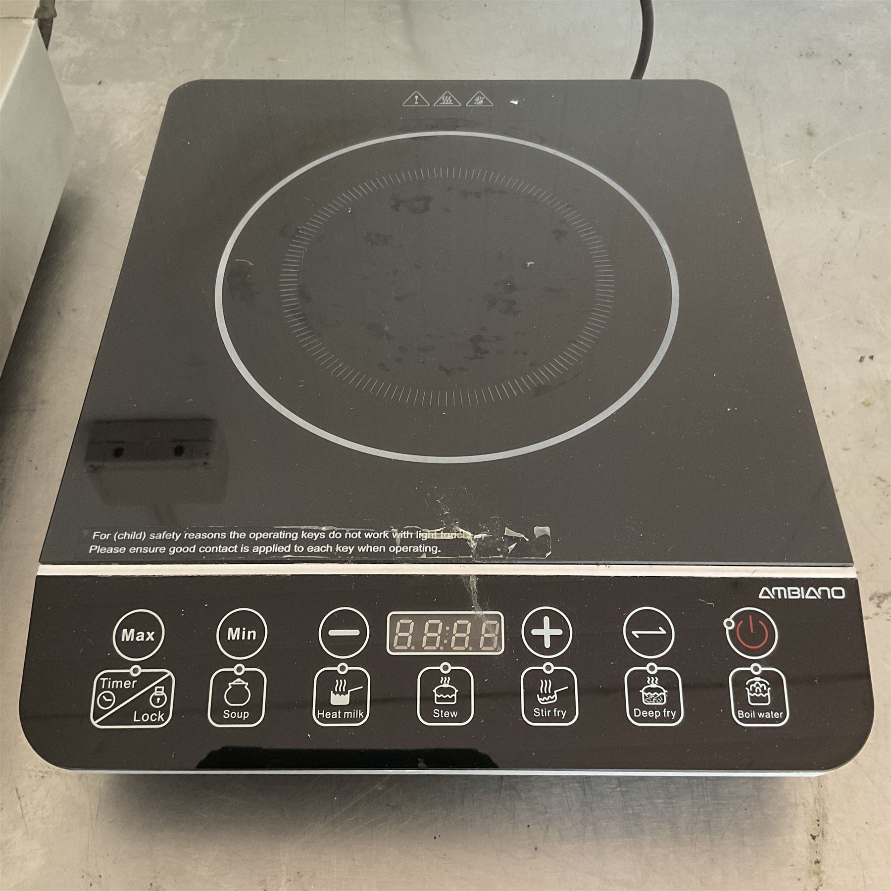 Ambiano induction hob; and a Buffalo CE208 Induction hob (2) - THIS LOT IS TO BE COLLECTED BY APPOINTMENT FROM DUGGLEBY STORAGE, GREAT HILL, EASTFIELD, SCARBOROUGH, YO11 3TX