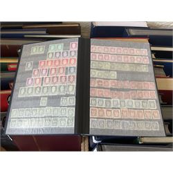 Great British and World stamps, including Norway, Egypt, Korea, Palestine, Iran, China, Switzerland, housed in various stockbooks, albums, and folders