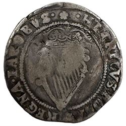 James I Irish 17th century silver one shilling coin