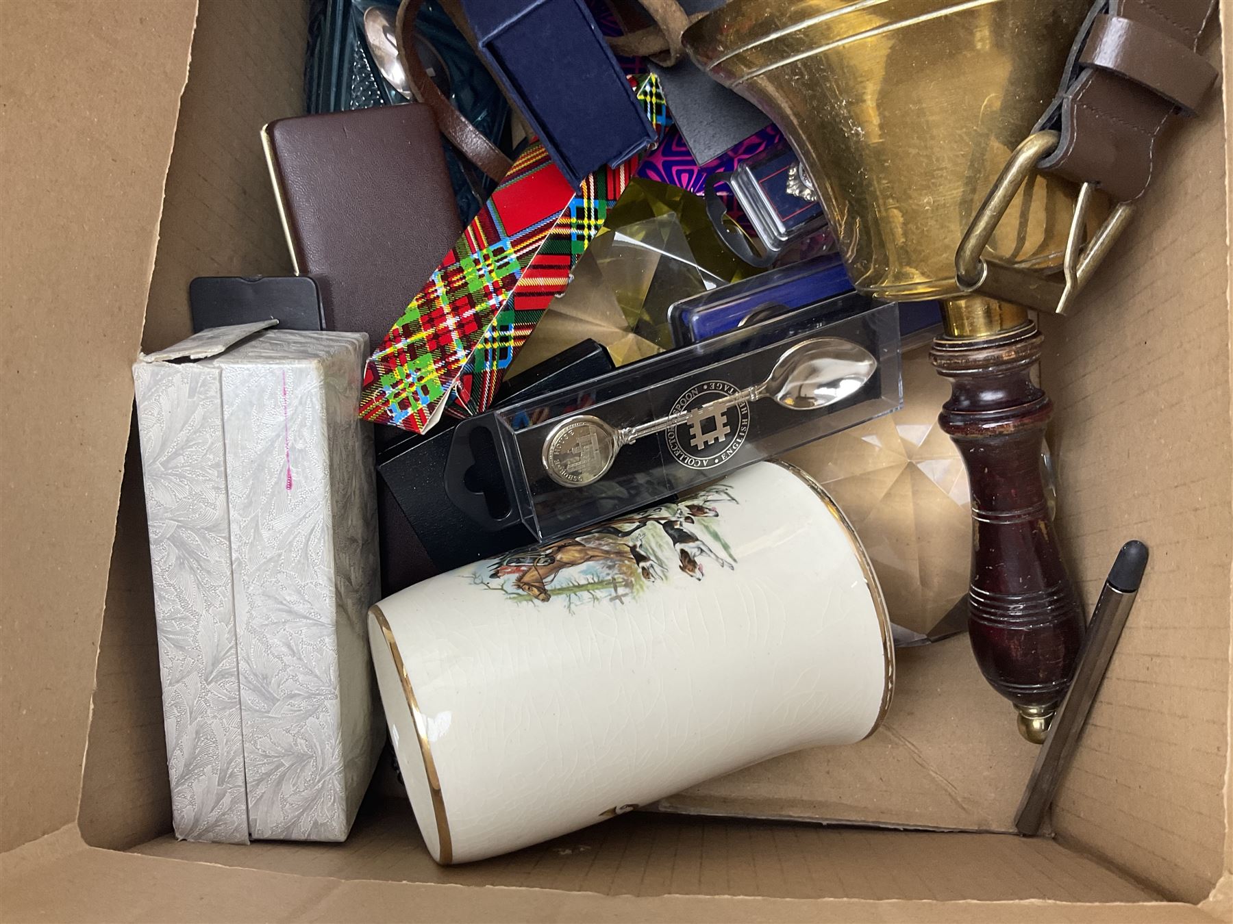 Collection of souvenir spoons, together with lighters and other collectables 