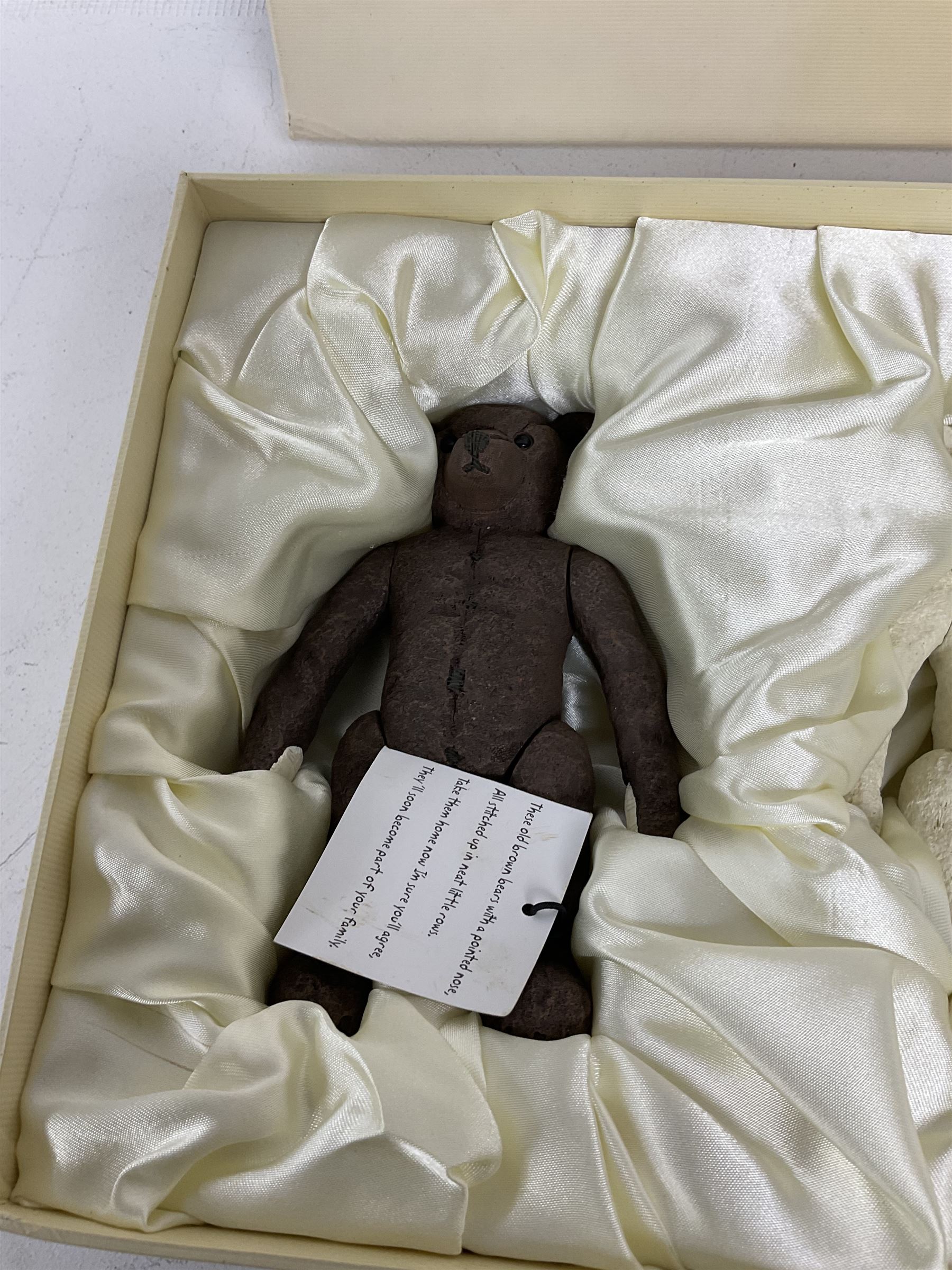 Box set of three bears by Treasured Bears