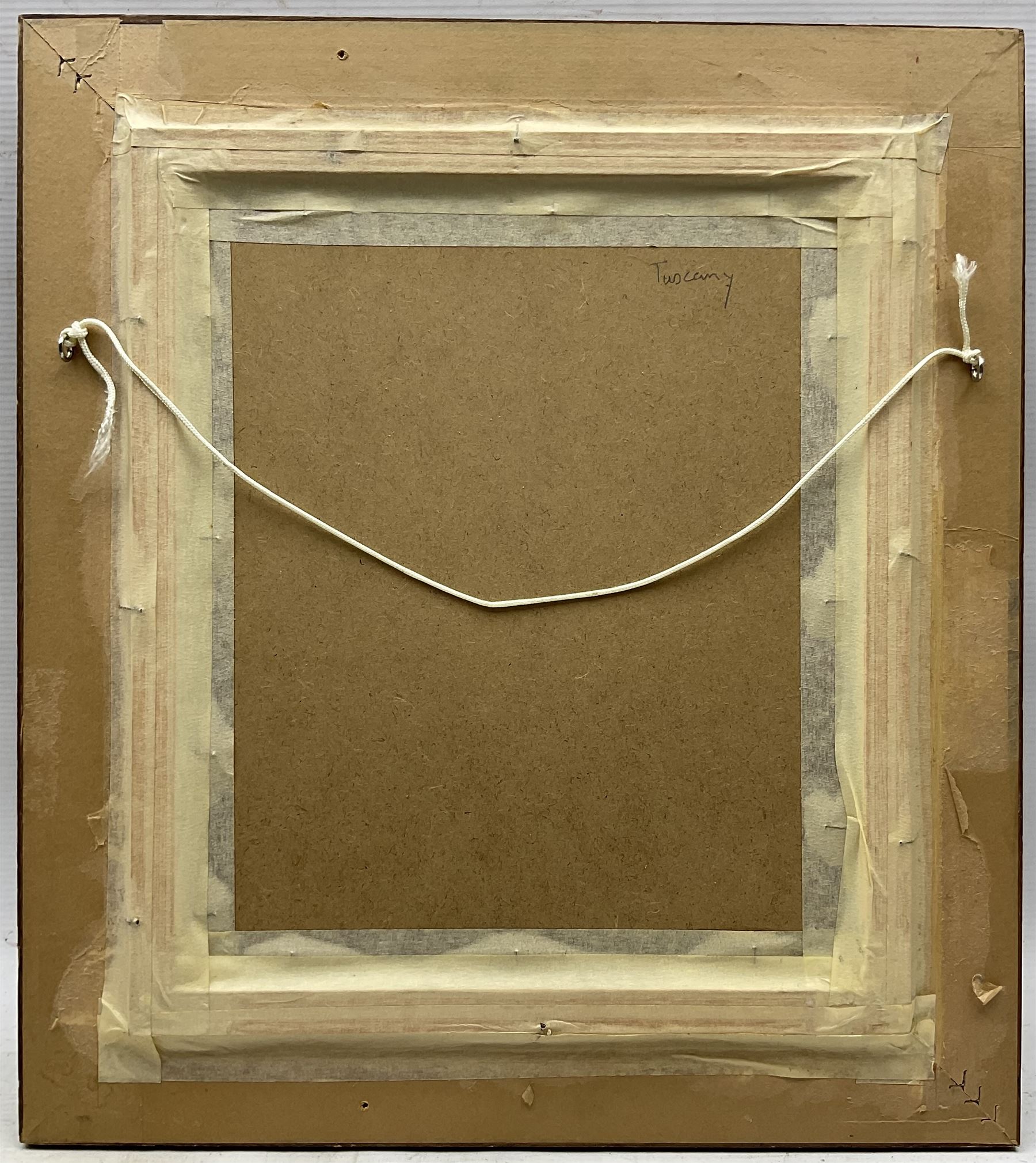 John Mackie (Scottish 1953-): 'Tuscany', pastel signed and dated '92, titled verso 30cm x 25cm