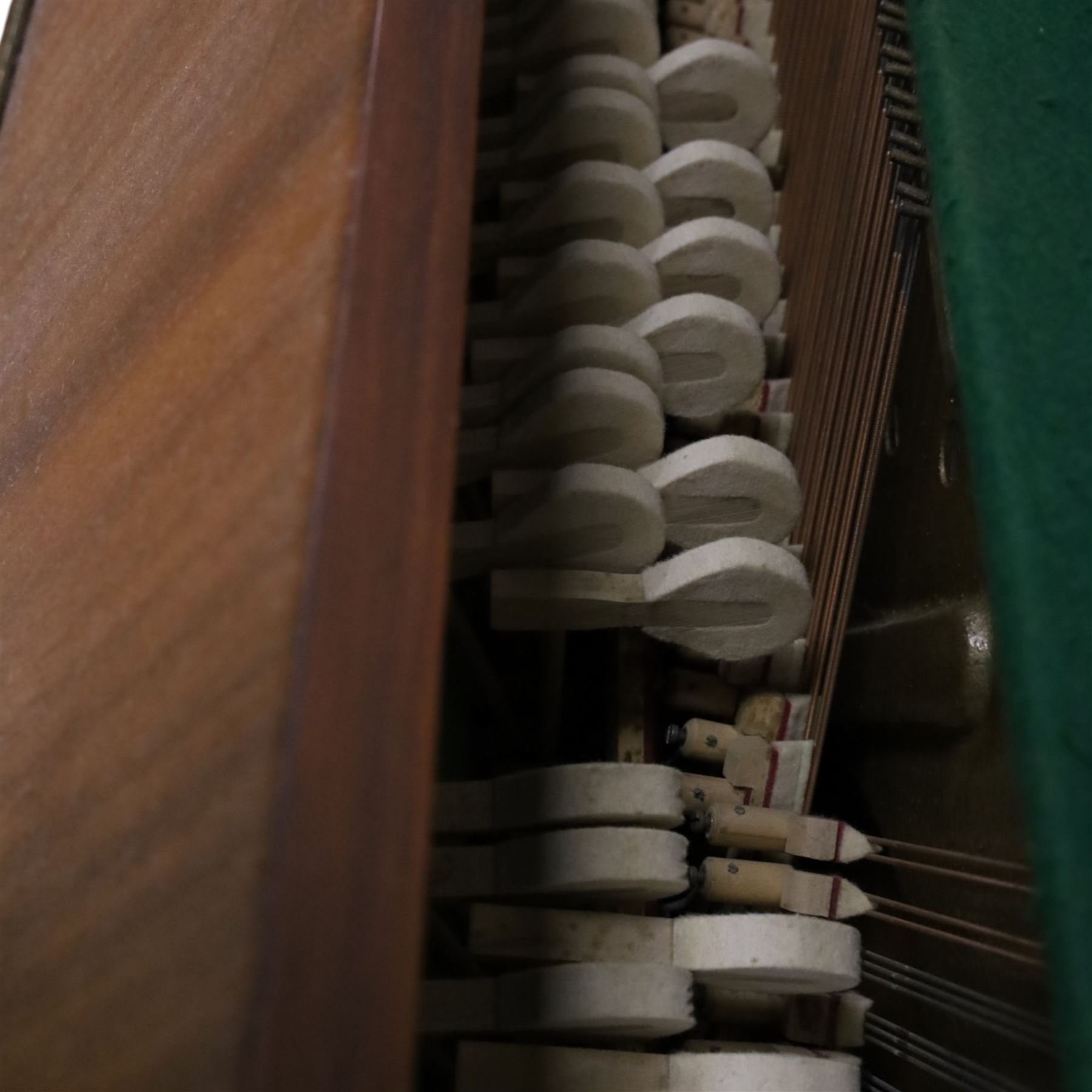 1970s Bentley upright piano, with teak effect veneer, serial no. 138837, H100cm