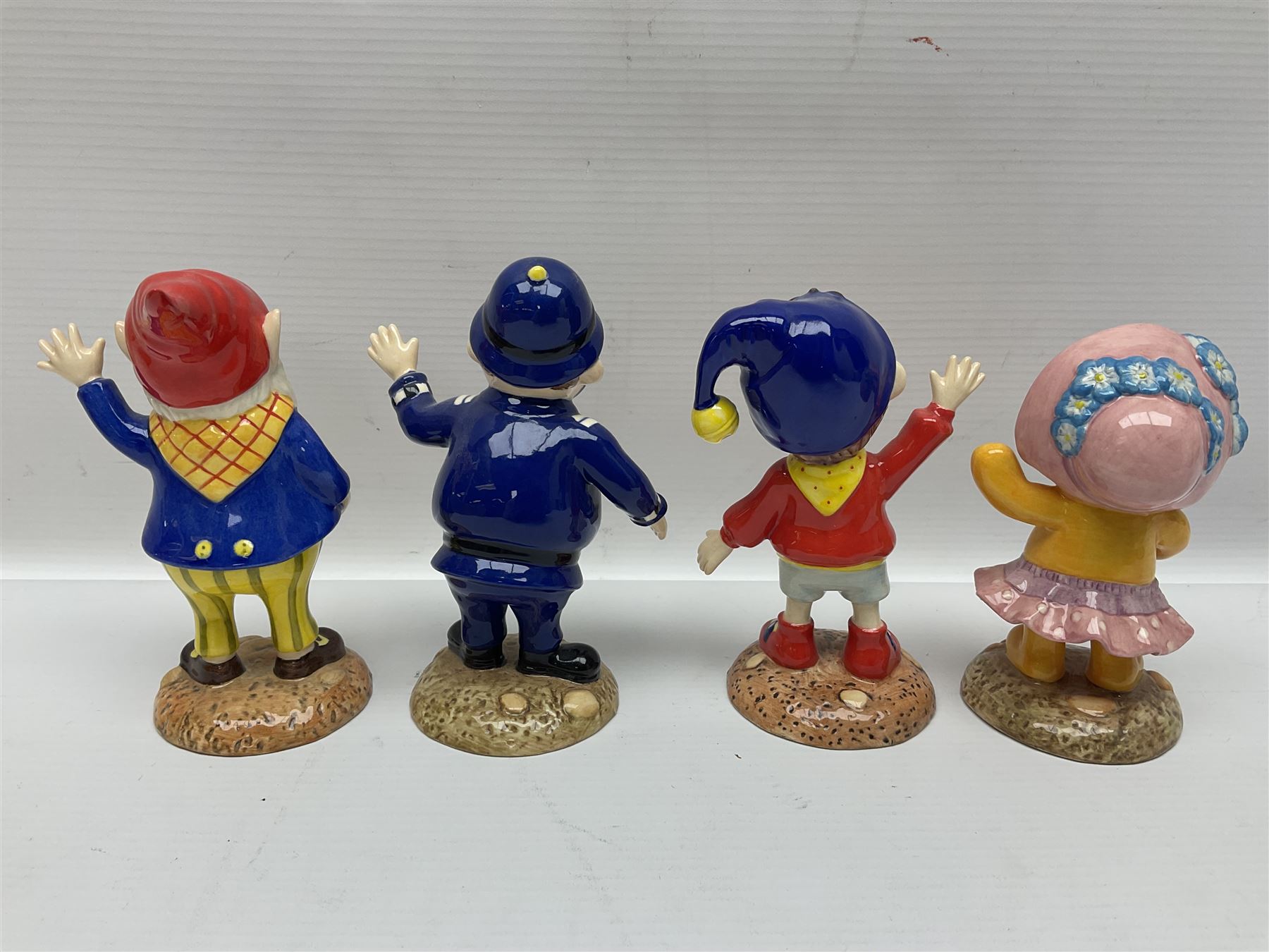 Twelve Royal Albert Beatrix Potter figures, including Mr Alderman Ptolemy, Peter Rabbit and This Pig Had None, etc, some boxed, together with four Royal Worcester Noddy figures, including Big Ears and PC Plod, boxed