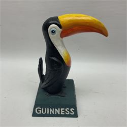 Reproduction cast iron Guinness toucan, H20cm