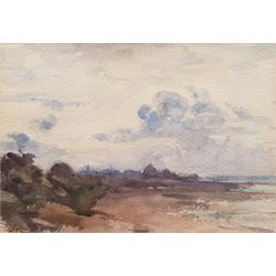 John Kidd Maxton (Scottish 1878-1942): Coastal Landscape, watercolour signed 15cm x 21cm (mounted)