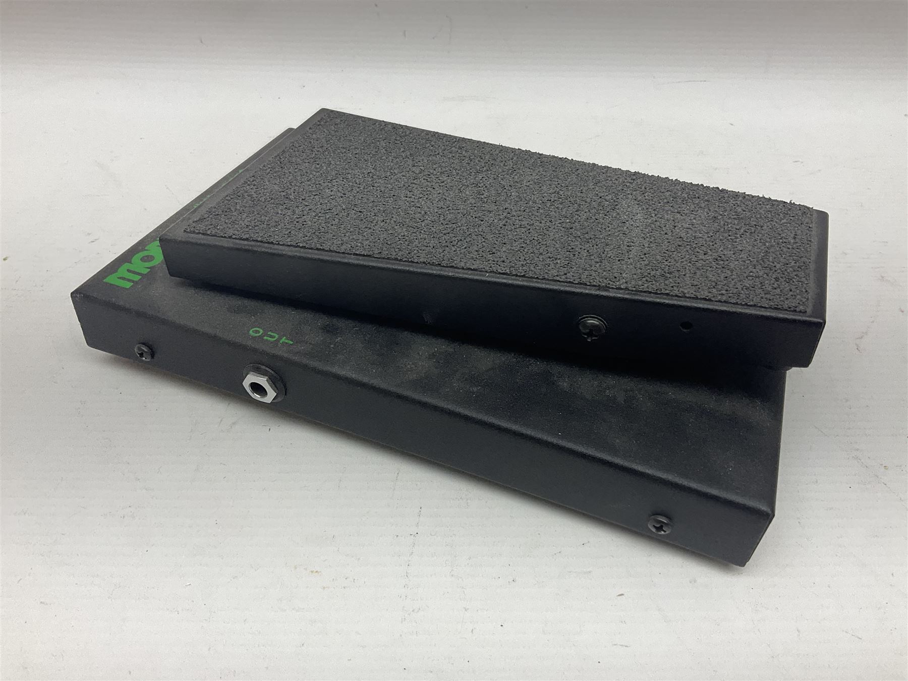 Three Morley guitar effects pedals, including The Little Alligator Volume serial no 195408 and Dual Bass Wah model PBA-2