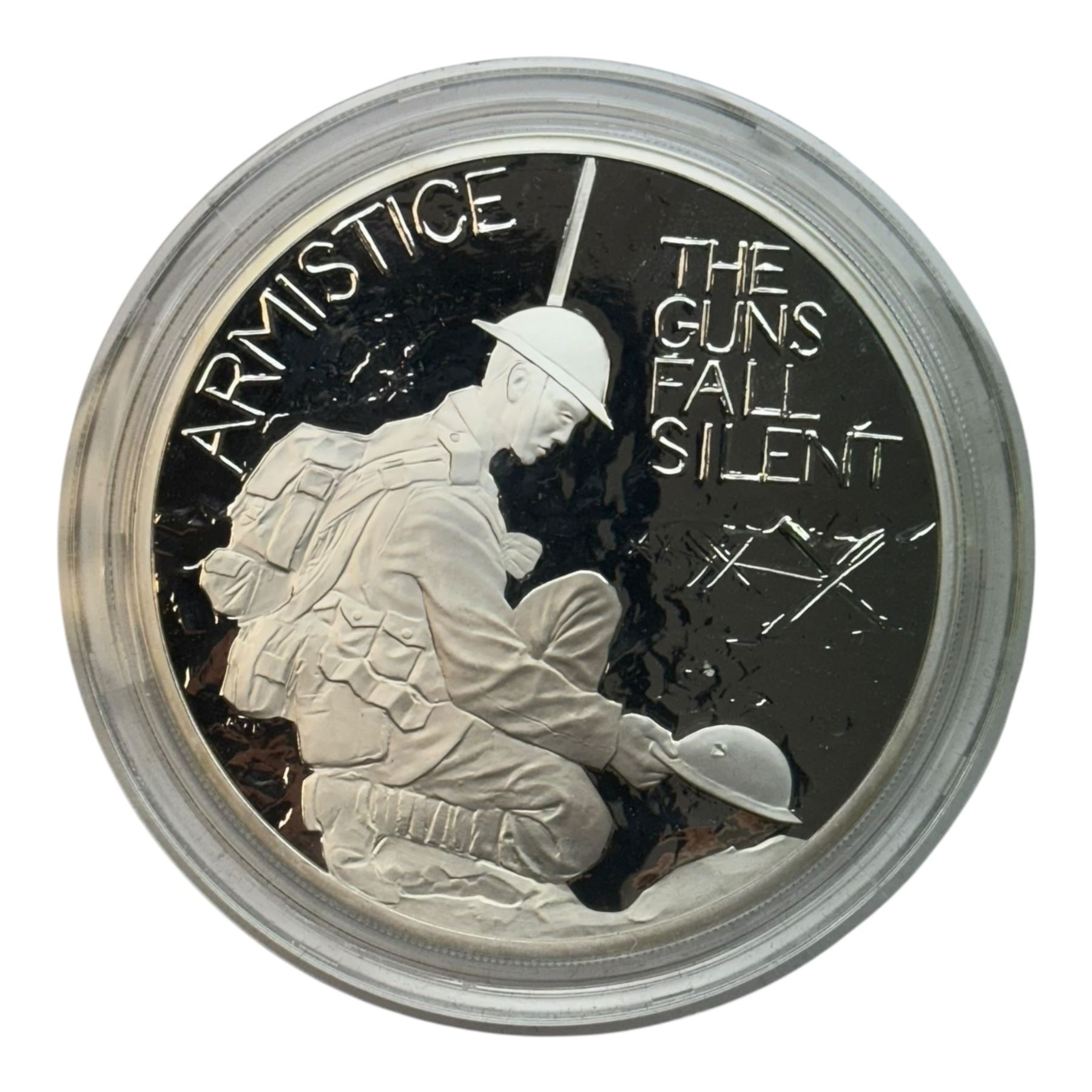 The Royal Mint United Kingdom 2018 'The 100th Anniversary of the First World War' five ounce silver proof ten pound coin, cased with certificate