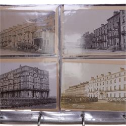 Five-hundred and thirty one late 19th and early 20th century real photographic postcards produced by J.T.Ross, depicting  daily life, village scenes, landmarks and street views of Whitby, the surrounding villages and South Teeside, including fifty-two modern copies, all housed within three postcard albums and accompanied by four copies of Ross, Photographer, Whitby 'The Life and Work of a Yorkshire Artist' by Colin Bullamore which provides a detailed overview of his life and work