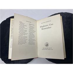 Six Collins Crime Club Agatha Christie novels, including Elephants can Remember, Nemesis, Sleeping Murder, etc together with Agatha Christie; The Hound of Death Odhams Press, all first editions 
