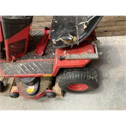 Countax K18 Twin ride on lawnmower 42” cut, with trailer and attachment 