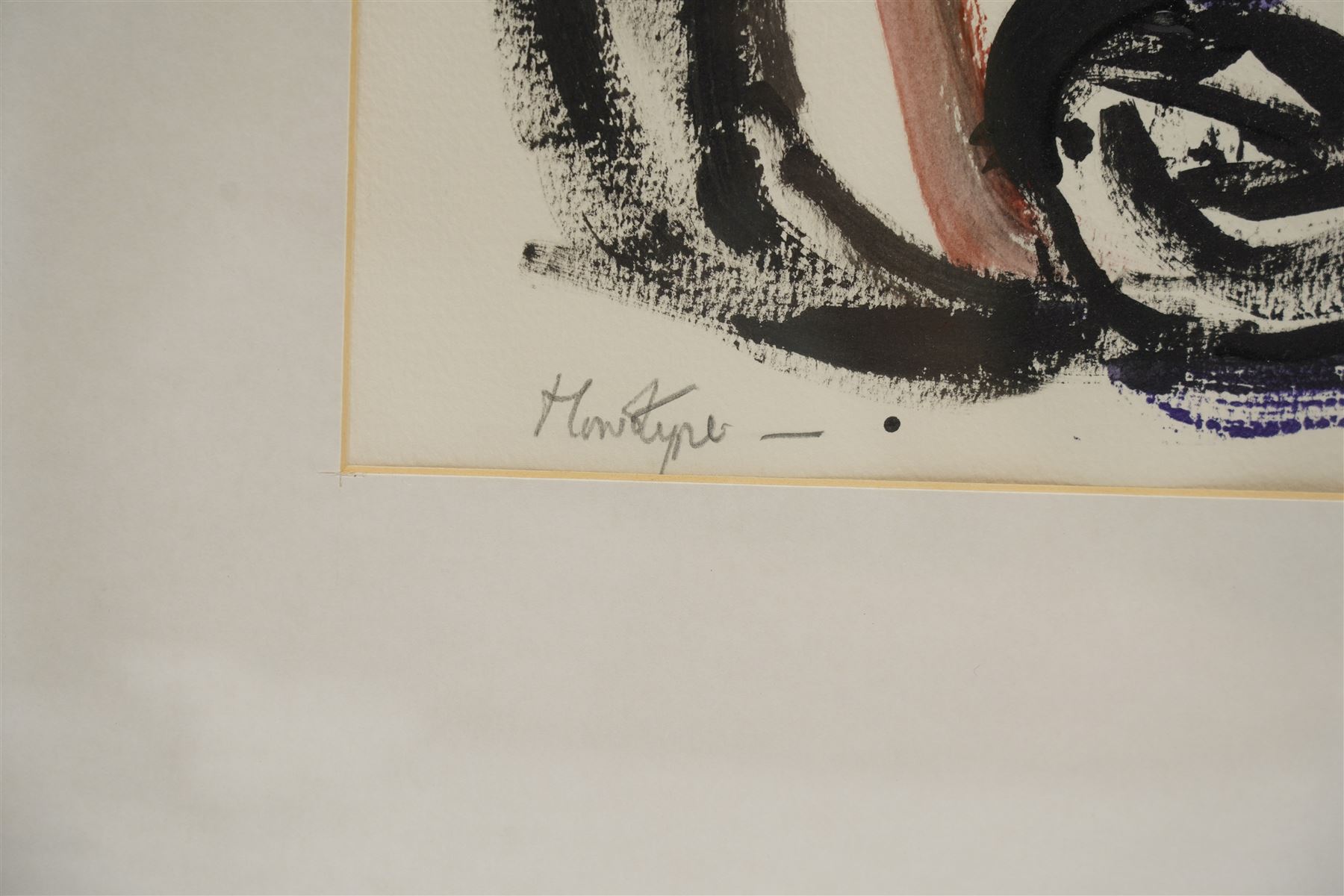 Gillian Ross Kelsey (British 1935-2025): 'Celtic Image No 1' and 'Celtic Image No 2', two acrylic monotypes signed and titled in pencil max 70cm x 110cm (2)