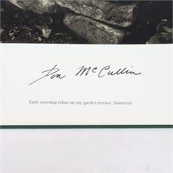 McCullin, Don: 'The Stillness of Life' signed first edition hardback, pub. Gost, London 2025, with a signed black and white photograph taken by David Bailey, photograph frame H29cm