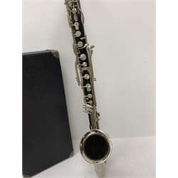  LeBlanc Paris four-piece bass clarinet, serial no. 5197, L96cm, in fitted case with accessories  