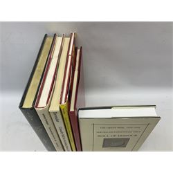 Six medal reference books comprising four Casualty Roll books for Crimea 1854-55, Indian Mutiny 1857-59, Zulu and Basuto Wars South Africa 1877-79 and Second Afghan War 1878-80; WW1 New Zealand Expeditionary Force Roll of Honour; and Lincolnshire Regiment Soldiers Died in the Great War 1914-19 (6)