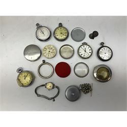 Quantity of pocket watch spares and repairs