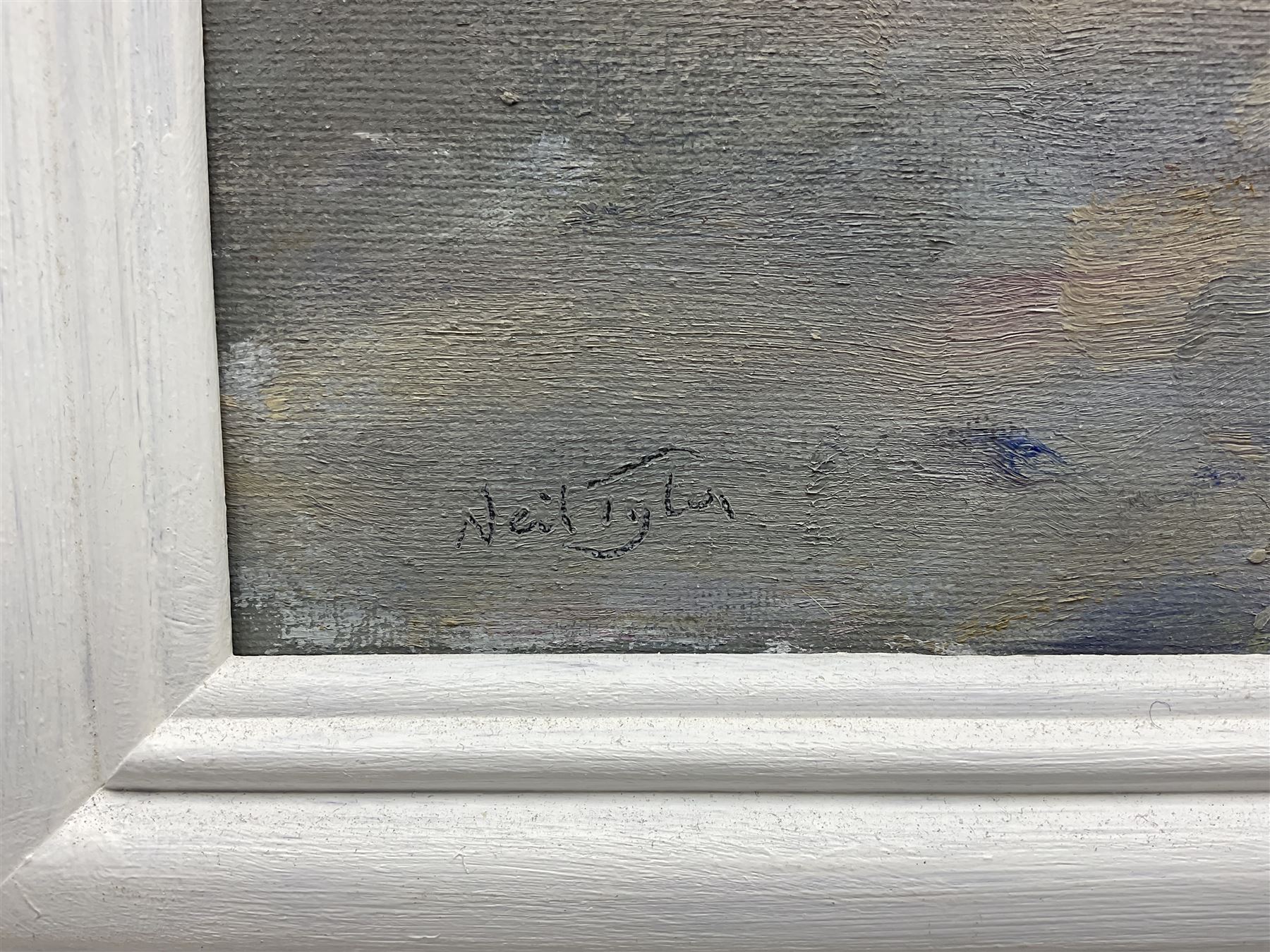 Neil Tyler (British 1945-): 'Criccieth - North Wales', oil on canvas signed, titled verso 40cm x 50cm