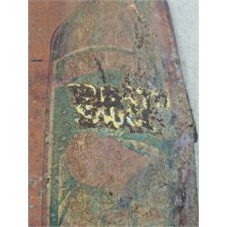 Large metal advertising sign, Fletcher's Tiger & Tomato Sauces, H51cm, W72cm