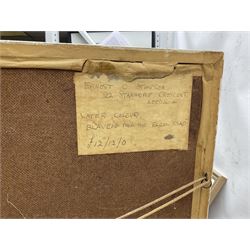 Ernest Charles Simpson (British 1915-2007): 'Blaven from the Elgol Road' Scotland, watercolour signed and dated '67, titled on original label verso 36cm x 52cm Notes: Simpson was a founding member of the Yorkshire Watercolour Society. 