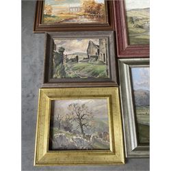 Collection of Yorkshire paintings, artists including Angus Rands, Joseph Pighills, Claude Horsfall, Gordon Clifford Barlow, Joseph Appleyard, George Graham, L Wilkinson, John Frederic Greenwood, etc (11)