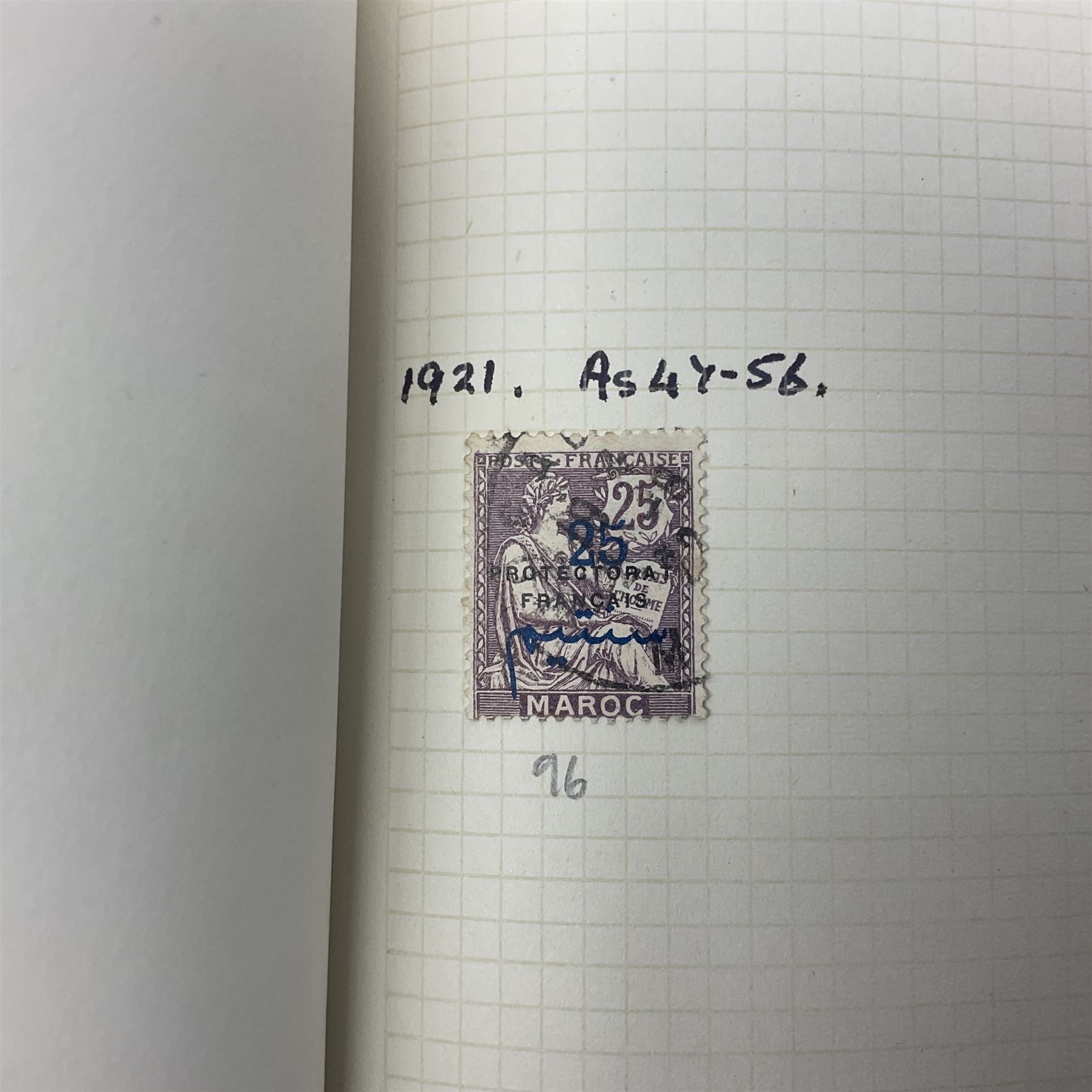 Stamps including British occupation of Italian Colonies overprints, French Morocco stamps with Tanger overprints, surcharges etc, housed in two albums