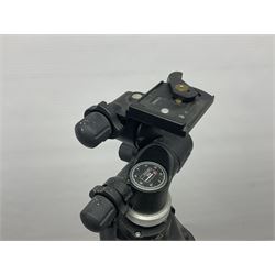 Collection of cameras and lenses, to include Pentax Program A camera body, serial no 123759, with 'Pentax-A zoom 1:3.5-4.5 28-80mm' len, Praktica EE2 camera body with 'Pentacon electric 1.8/50' lens etc, together with a Manfrotto tripod 