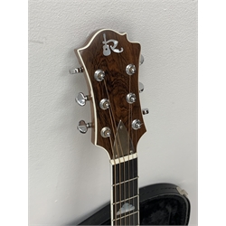 BC Rich electro acoustic guitar serial no. 001 in carrying case