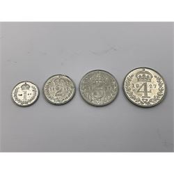 King George V 1927 maundy coin set