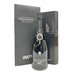 Bollinger Millesime, 2009, James Bond 007 Spectre champagne, housed in original black twist open presentation case, bag and tag, 75cl, 12% vol