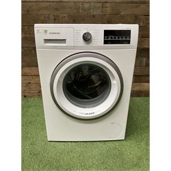 Siemens IQ500 8kg washing machine  - THIS LOT IS TO BE COLLECTED BY APPOINTMENT FROM DUGGLEBY STORAGE, GREAT HILL, EASTFIELD, SCARBOROUGH, YO11 3TX