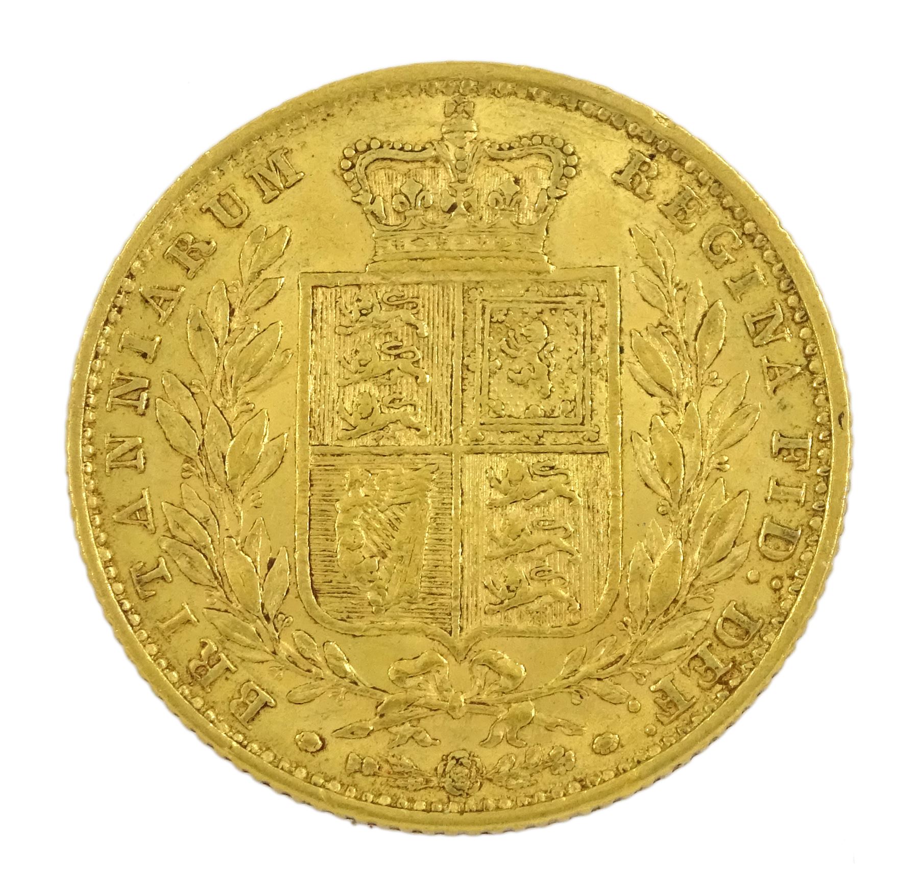 Queen Victoria 1854 gold full sovereign coin
