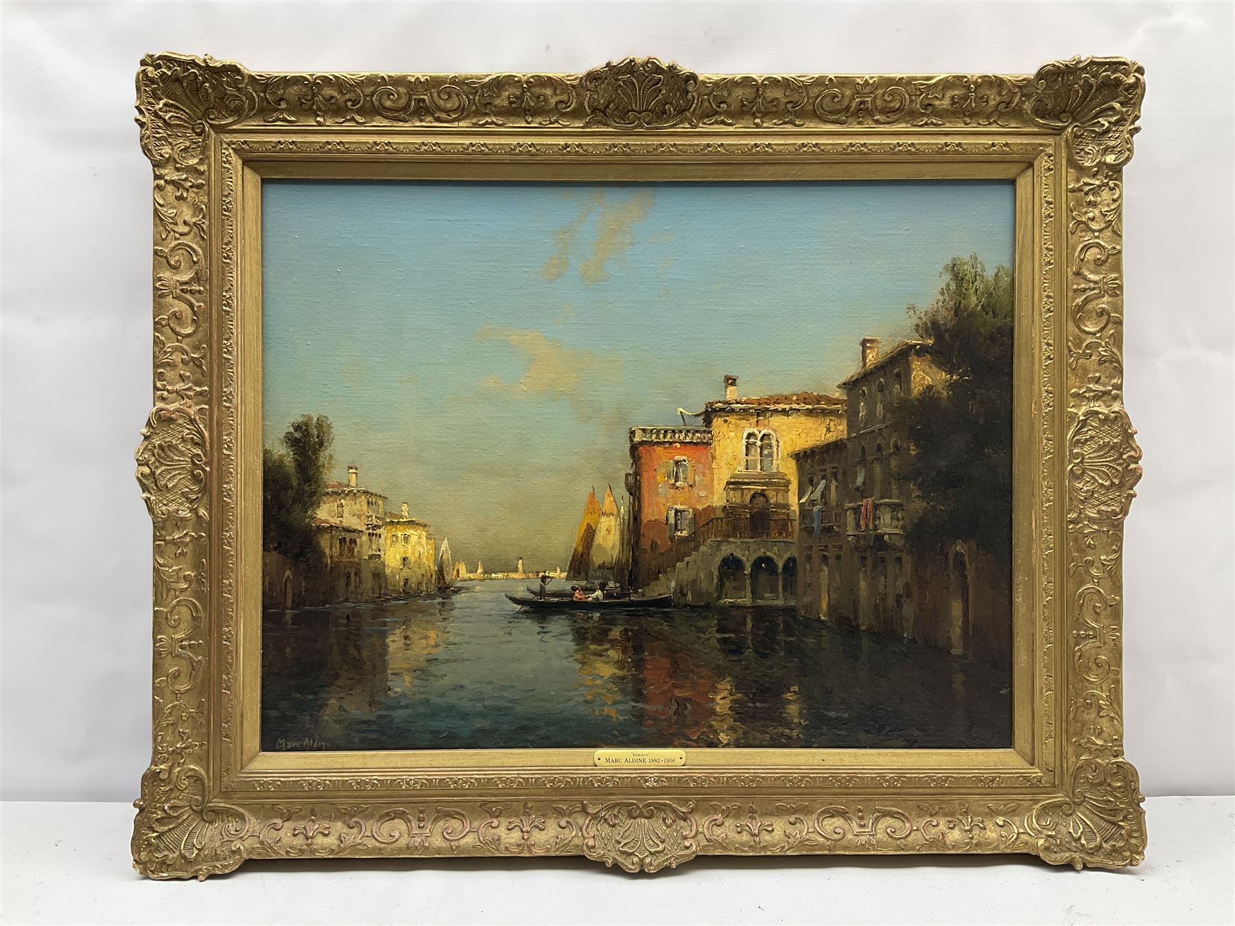Marc Aldine (Antoine Bouvard Snr.) (French 1882-1956): 'Venice', oil on canvas signed 48cm x 63cm
Provenance: purchased by the vendor from The Willow Gallery, Weybridge, Surrey May 2003
