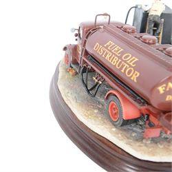 Limited edition Border Fine Arts 'Fuelling the Farm' no. B1161, limited edition no. 55/500, designed by Ray Ayres, boxed with certificate of authenticity