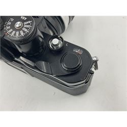 Nikon F2S photomic camera body, serial no. 7520966, with 'Nikon NIKKOR-H Auto 1:1.8 f=85mm' lens, serial no. 284221