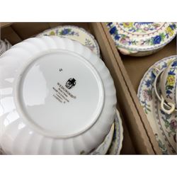 Mason's Regency tea and dinner wares for six, to include dinner plates, side plates, twin handled soup bowls, covered tureen, serving platter, cups and saucers, milk jug, etc together with other ceramics 