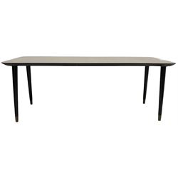 1960s Formica coffee table, rectangular 