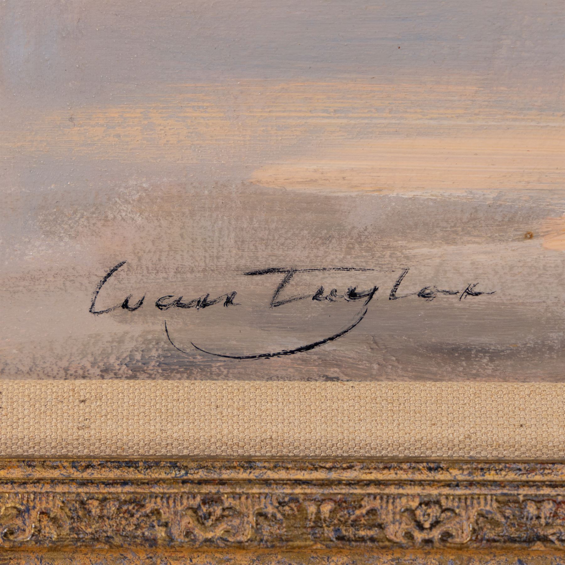 Ivan Taylor (British 1946-): 'Fishing Boats - Whitby', oil on board signed, titled verso 39cm x 59cm 