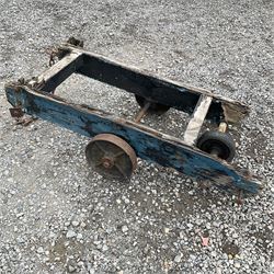 Wooden and Cast Iron Trailer  - THIS LOT IS TO BE COLLECTED BY APPOINTMENT FROM DUGGLEBY STORAGE, GREAT HILL, EASTFIELD, SCARBOROUGH, YO11 3TX