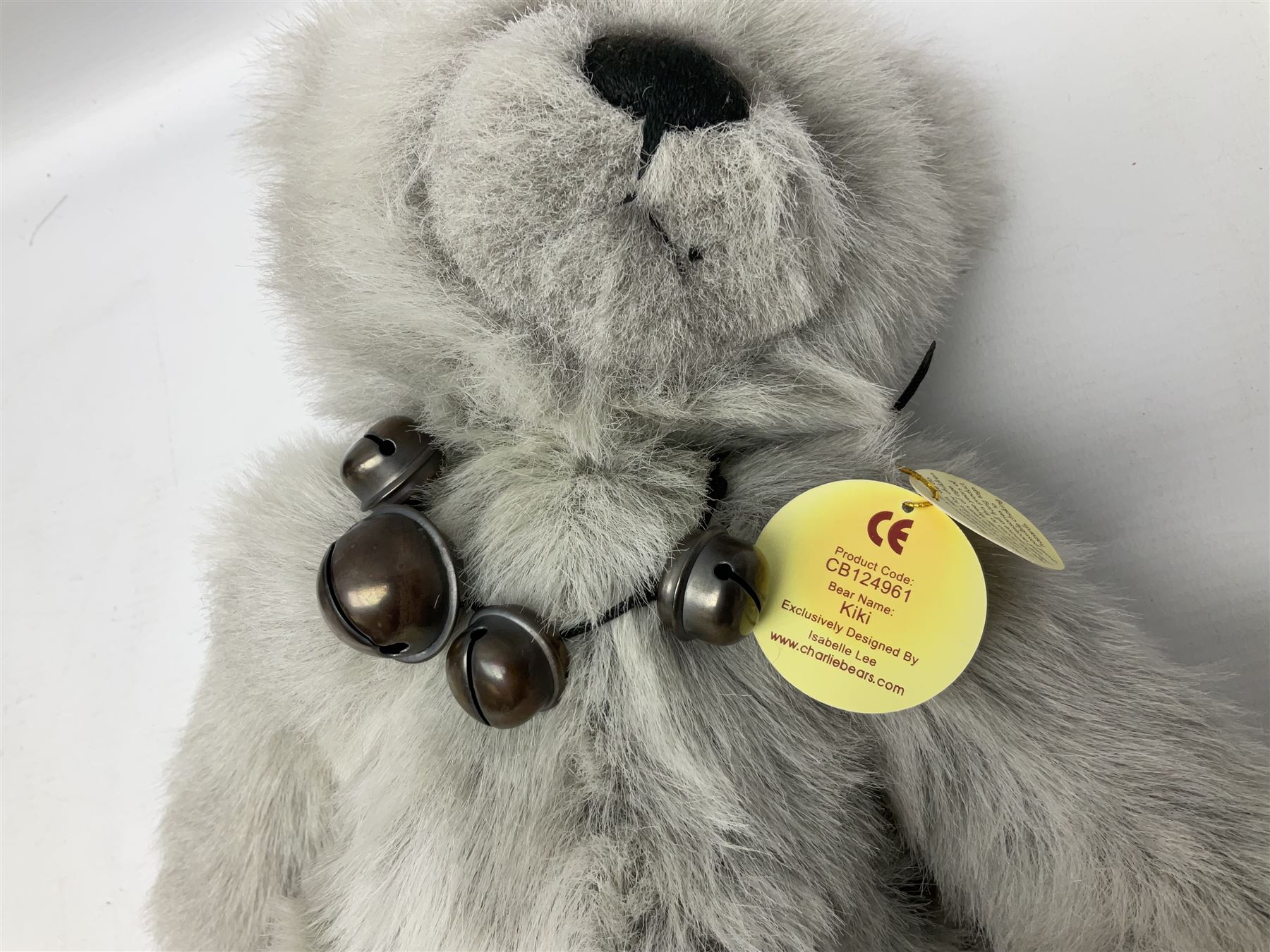 Six Charlie Bears, comprising three limited edition examples from the Hatty bears series,  Miss Daisy CB206000O, 382/3000, Miss Marble CB205242O, 385/3000, and TC CB185165, 22/3000, plus Red Liquorice CB150011O, designed by Heather Lyell, and Leonie CB124915, and Kiki CB124961, both designed by Isabelle Lee, all with tags 