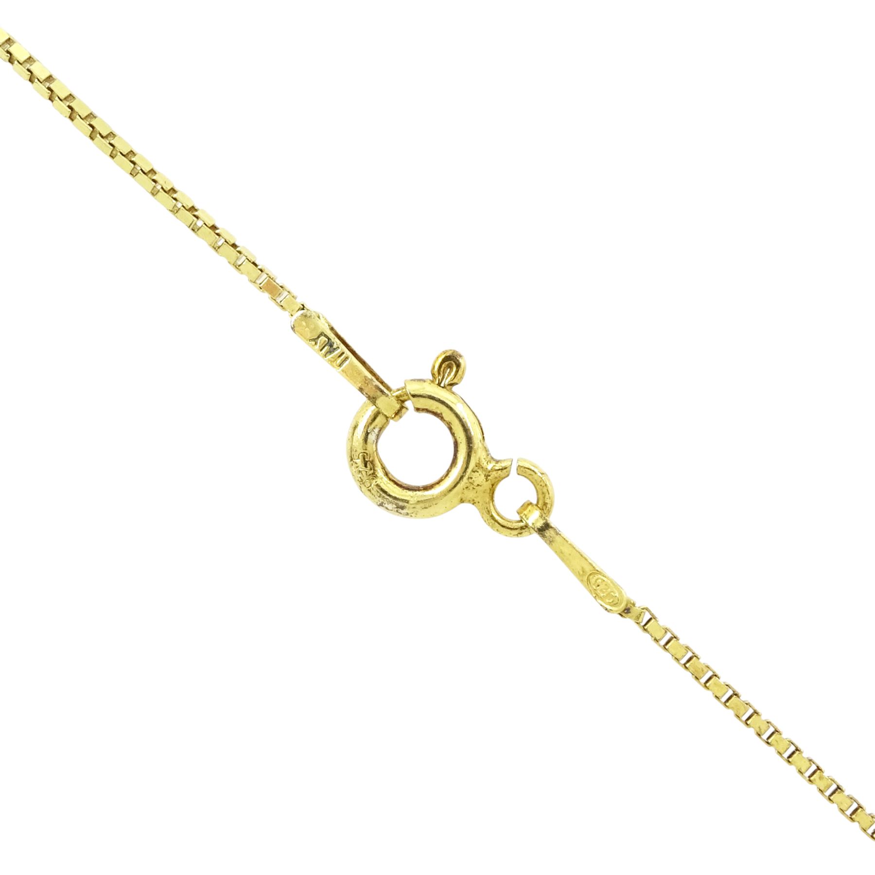 Gold and gold-plated diamond and ruby pendant necklace, the pear shaped pendant, milgrain set with round brilliant cut and single cut diamonds and calibre cut rubies, suspending from a ruby and diamond swallow bail, on a silver-gilt chain, total ruby weight 0.35 carat, total diamond weight 0.60 carat, with World Gemological Institute Report 