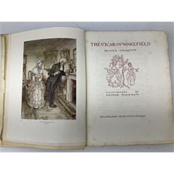 Oliver Goldsmith: The Vicar of Wakefield, illustrated by Arthur Rackham, number 84 of 575 copies signed by artist, published by David McKay Company, Philadelphia 1929 