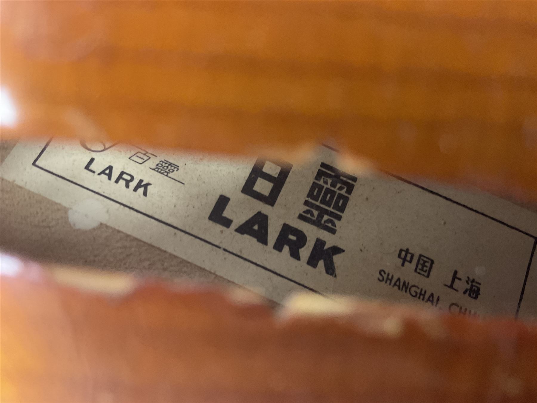 Four Chinese graduated violins - full size with 35.5cm two-piece back; three-quarter size with 33.5cm two-piece back; half size with 31cm two-piece back; and quarter size with 27.5cm two-piece back; all cased except full size; one with bow (4)