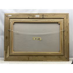 James Derbar (Continental 20th Century): 'Rotterdam Old Harbour', oil on canvas signed, titled verso 60cm x 90cm