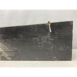 Taxidermy: Cased Northern Pike (Esox lucius), a large preserved skin mount set within a rocky river bed,  encased within a single pane display case, H41cm, L122cm